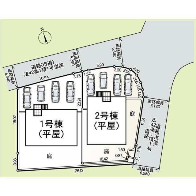 宗像市日の里第10の区画図| 