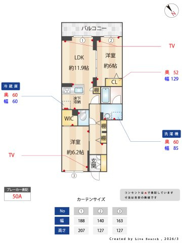 ティエンポ　フェリズ　Ⅰ　の間取り