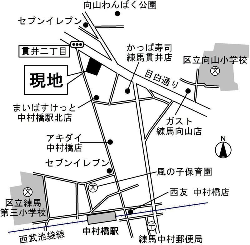ムサシヤレジデンスの地図