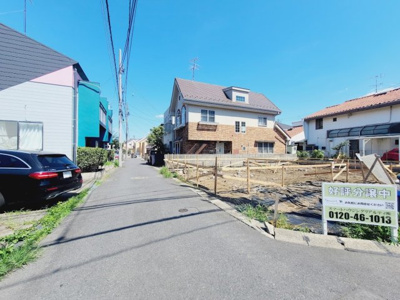 【前面道路含む現地写真】 | 【現地内覧会】世田谷区船橋3丁目　新築戸建　A号棟 11880万円