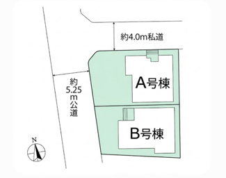 【区画図】 | 【現地内覧会】世田谷区船橋3丁目　新築戸建　A号棟 11880万円
