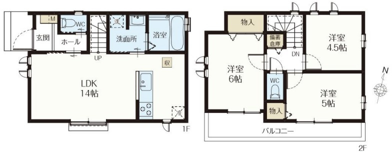東久留米氷川台　全2棟　A号棟
