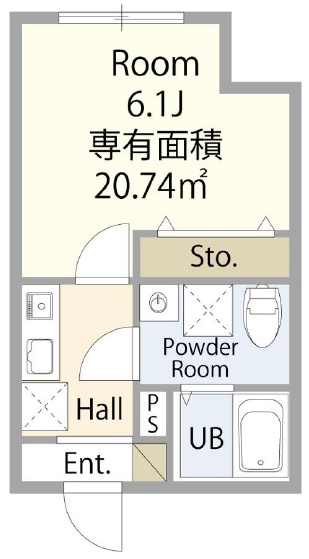 エテルノヴァローレ久米川の間取り
