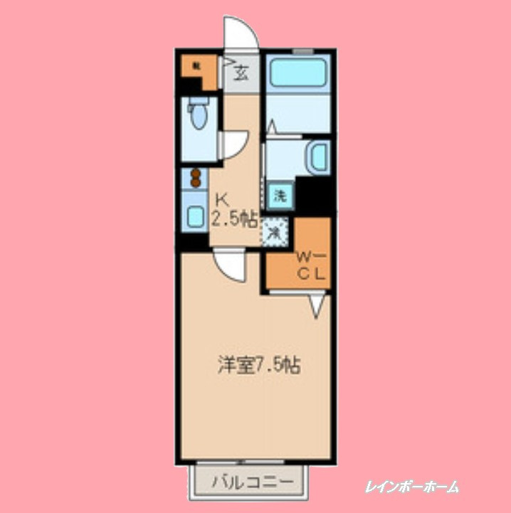 ソレイユＥＡＳＴの間取り