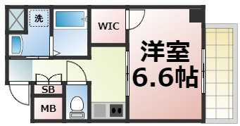 【間取り】 | グランエクラ大今里南Ⅱ　仲介手数料無料