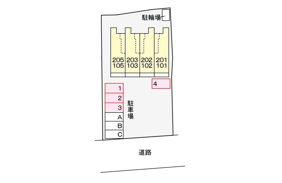 サンフェリスタVの区画図