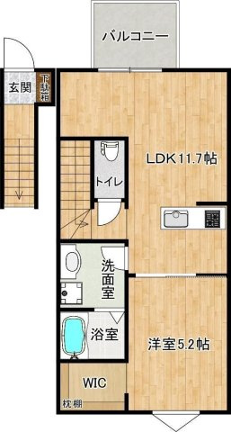GROOM泗水Aの間取り