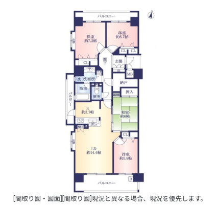 アーサー六ツ門プレミアムタワー【キャッシュバック対象】の間取り