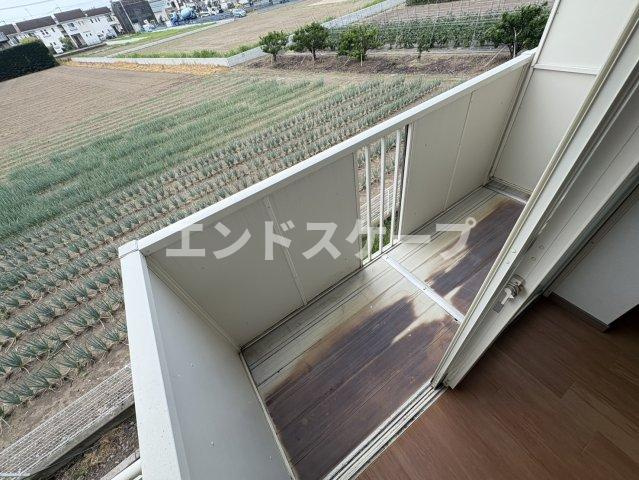 リヴェールＢのバルコニー|高崎、前橋のお部屋探しはエンドスケープまで！お客様の理想お聞かせ下さい♪