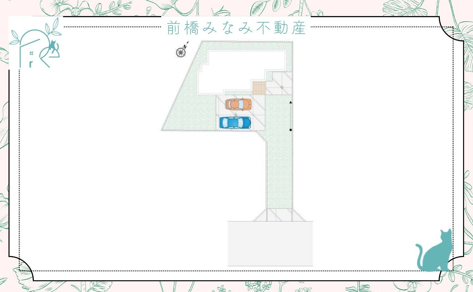 【新築】前橋市川原町　１号棟(全６棟)　新築建売分譲の区画図