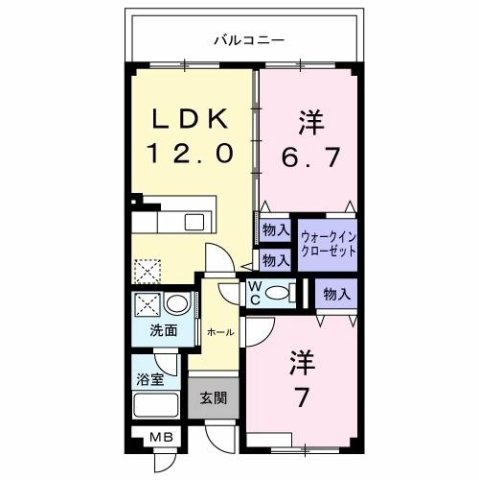ポラリスＡ棟の間取り