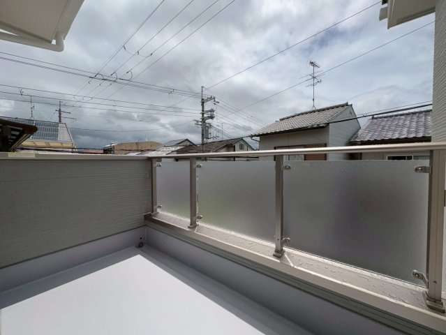 紫竹西北町のバルコニー