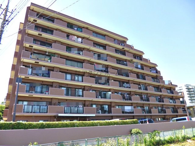 エステスクエア武蔵藤沢2弐番館の外観|総戸数43戸、6階建てのマンションです。