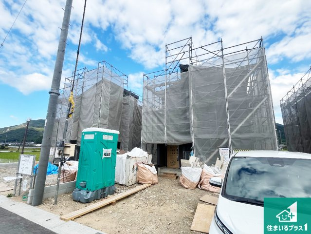 丹波市柏原町南多田　新築一戸建ての外観|現在の進捗状況です！順調に作業進行中、完成が待ち遠しいです！詳細の間取り等、お気軽にお問い合わせください！