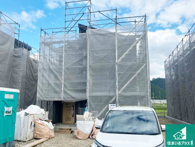 丹波市柏原町南多田　新築一戸建ての外観|現在の進捗状況です！順調に作業進行中、完成が待ち遠しいです！詳細の間取り等、お気軽にお問い合わせください！