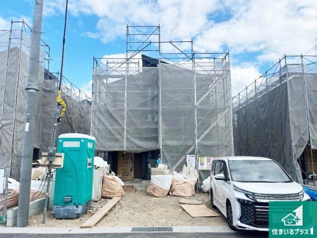 丹波市柏原町南多田　新築一戸建ての外観|現在建築中！落ち着いた街並みで新生活を始めることが出来そう！周辺の物件も併せてご紹介させて頂きます！