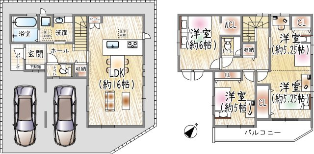 浜甲子園2丁目の間取り