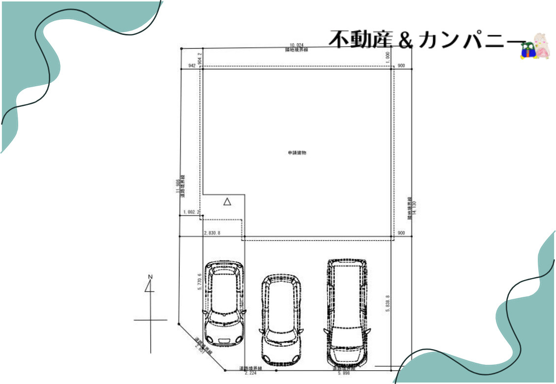 LAVIE今在家2601　松山市今在家4丁目新築戸建の区画図
