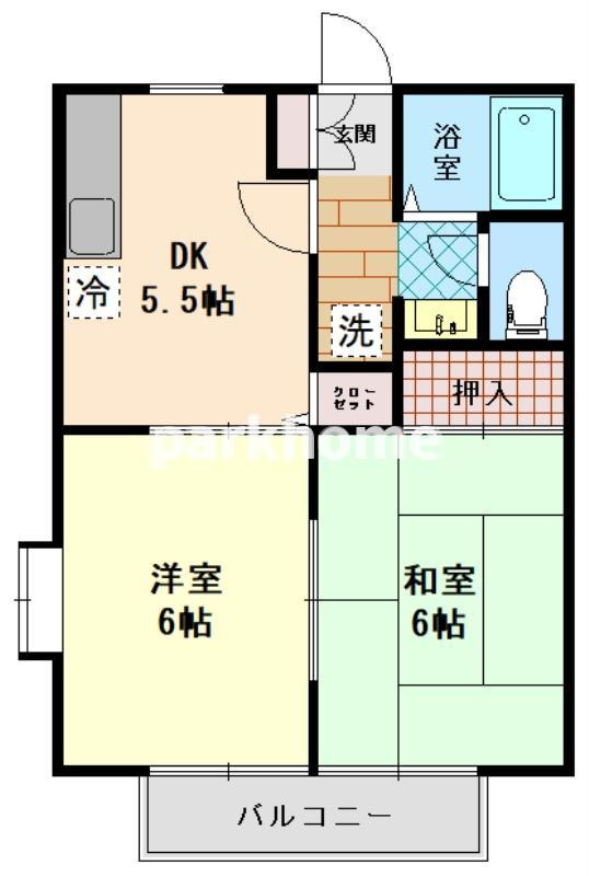 ピースフルハウス桂の間取り|外観は落ち着いています