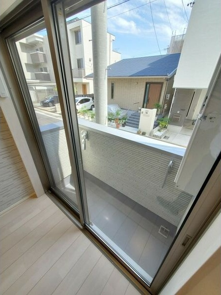 ハーモニーテラス金城町のバルコニー