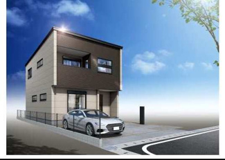 【外観パース】 | 大津市雄琴6丁目12　新築戸建 | 建物外観予定図