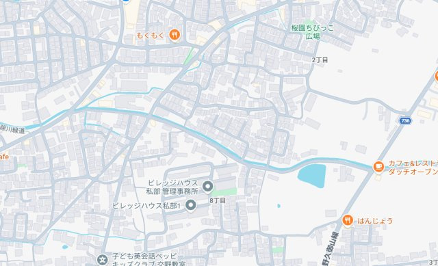 ■交野市倉治　第1期　新築一戸建ての地図