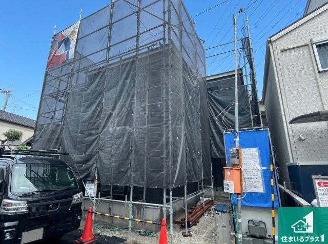 ■交野市倉治　第1期　新築一戸建ての外観|現在の進捗状況です！順調に作業進行中、完成が待ち遠しいです！詳細の間取り等、お気軽にお問い合わせください！