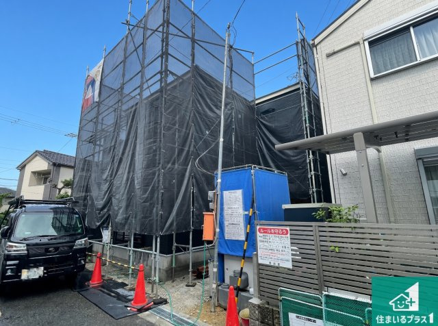 ■交野市倉治　第1期　新築一戸建ての外観|現在建築中！落ち着いた街並みで新生活を始めることが出来そう！周辺の物件も併せてご紹介させて頂きます！