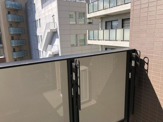 サンクレイドル御苑内藤町のバルコニー