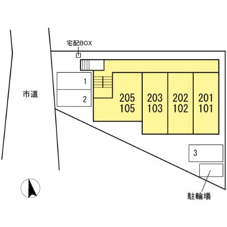 エスポワールの区画図