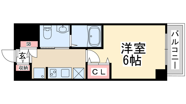 【間取り】 | エステムコート新大阪8レヴォリス
