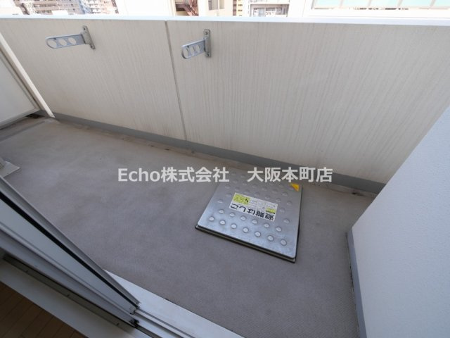 ジュネーゼ京町堀パークサイドのバルコニー