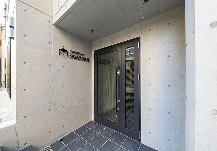 杉並区方南１丁目の賃貸マンションのエントランス