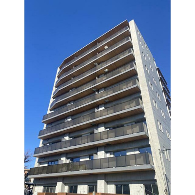 【外観】 | 向山ガーデンレジデンス | 鉄筋コンクリート造のがっちりとした建物。
