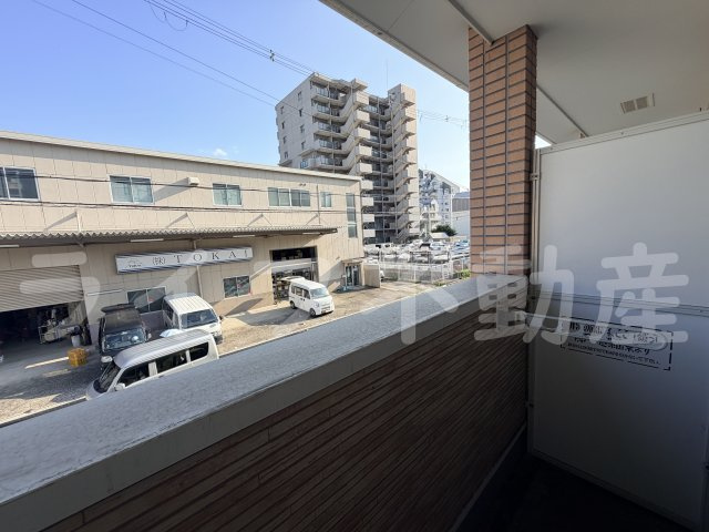 アーク島之内のバルコニー