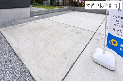【駐車場】 | blooming garden久喜市鷲宮4丁目　新築住宅 | 現地(2026年7月撮影)