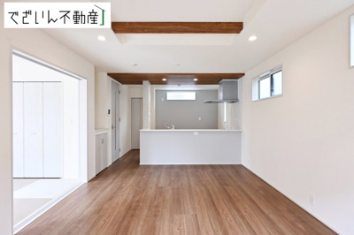 【居間・リビング】 | blooming garden久喜市鷲宮4丁目　新築住宅 | 現地(2026年7月撮影)