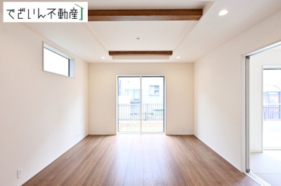 【居間・リビング】 | blooming garden久喜市鷲宮4丁目　新築住宅 | 現地(2026年7月撮影)