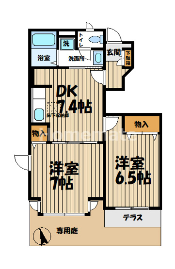【間取り】 | シャトーレ湘南Ⅲ