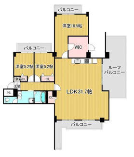 【間取り】 | セントラル吹田朝日が丘