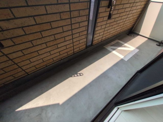 ロータス長町B棟のバルコニー