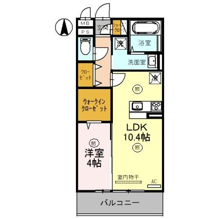 ロータス長町B棟の間取り