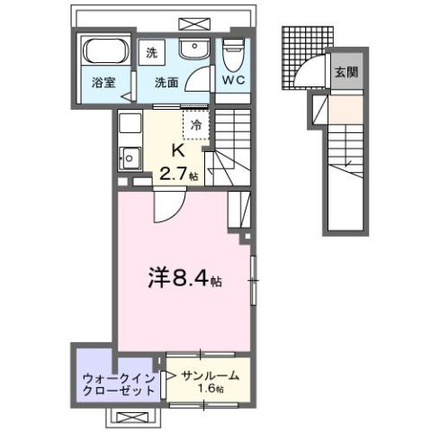 【間取り】 | ヒカルサ甲府住吉　サウス
