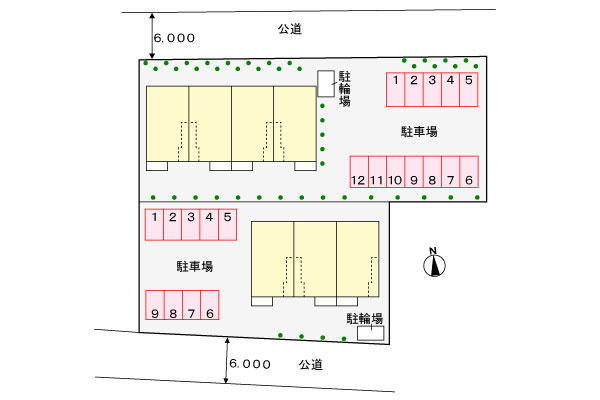 デスパシオⅡの区画図