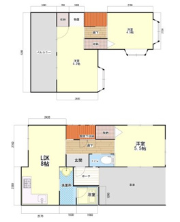 【間取り】 | 手城町3丁目　売一戸建て住宅