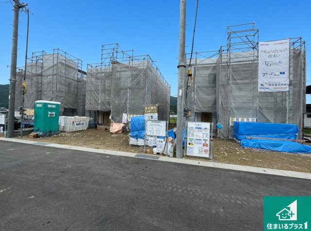 丹波市柏原町南多田　新築一戸建ての外観|現在の進捗状況です！順調に作業進行中、完成が待ち遠しいです！詳細の間取り等、お気軽にお問い合わせください！