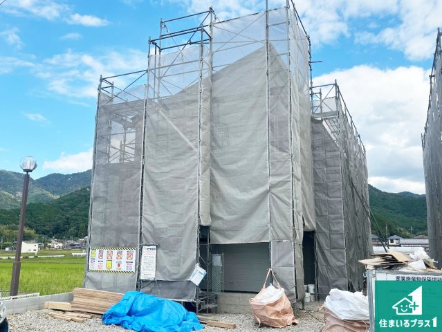 丹波市柏原町南多田　新築一戸建ての外観|現在の進捗状況です！順調に作業進行中、完成が待ち遠しいです！詳細の間取り等、お気軽にお問い合わせください！