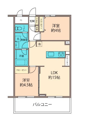 【間取り】 | ライオンズマンション上大岡第15　reform済/オートロック付/新耐震基準/南西向き