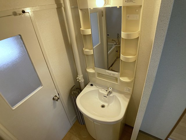 ときわビューハイツの洗面所|綺麗な独立洗面台