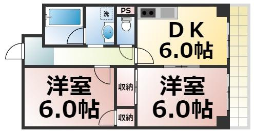 【間取り】 | メゾン菊水　仲介手数料無料